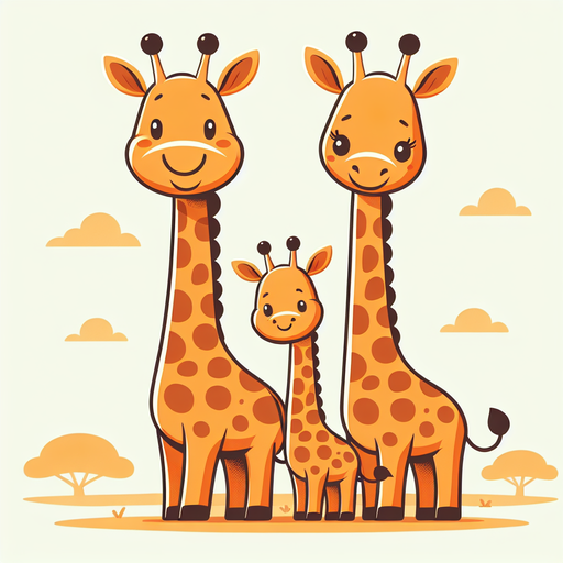 Gleeful Giraffe Grins Paint By Diamond