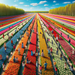 Tulip Festival - Amsterdam Painting Diamond Kit