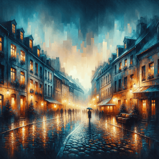 Rainy Day Romance Paint By Color