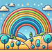 Magical Rainbow Bridge Painting By Diamonds Kit