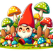 Garden Gnome Mischief Paint By Diamonds Art