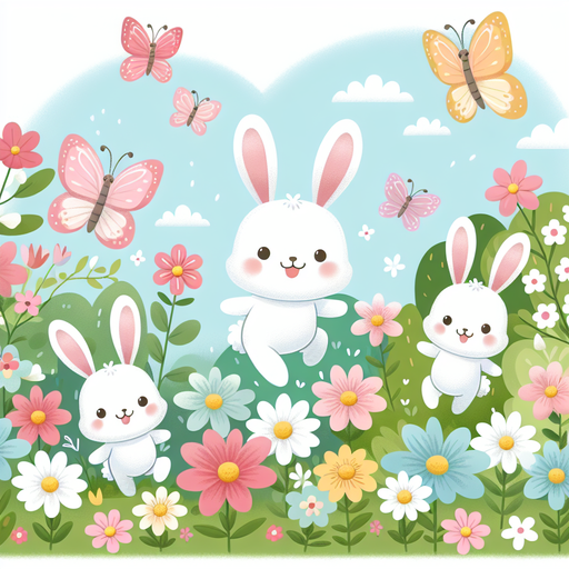 Bunny Hop Garden DIY Paint By Diamonds