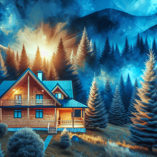 Charming Mountain Retreat Diamonded Painting Kits