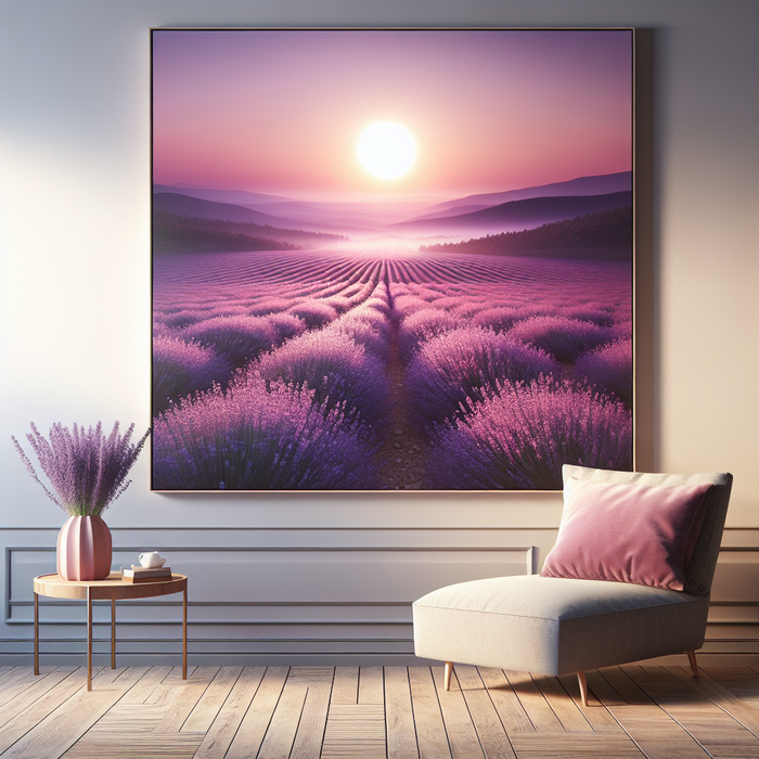Tranquil Lavender Fields Diamonded Painting Kits