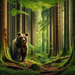 Majestic Bear Paint By Diamonds Kits