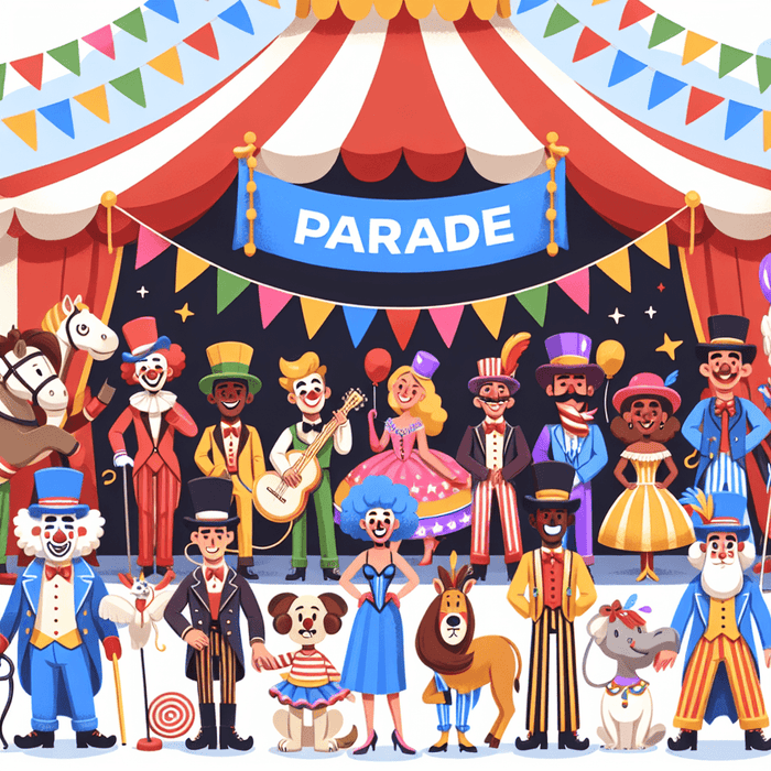 Circus Parade DIY Paint By Diamonds