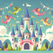 Princess Castle Paint By Color