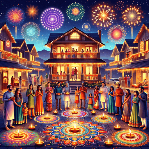 Festival Of Lights (Diwali) Diamond Painting