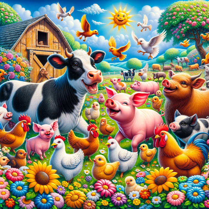 Colorful Farm Life Paint By Diamonds