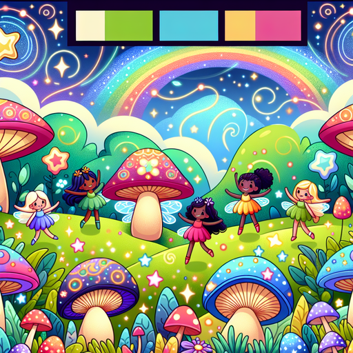 Magical Mushroom World Diamonded Painting Kits