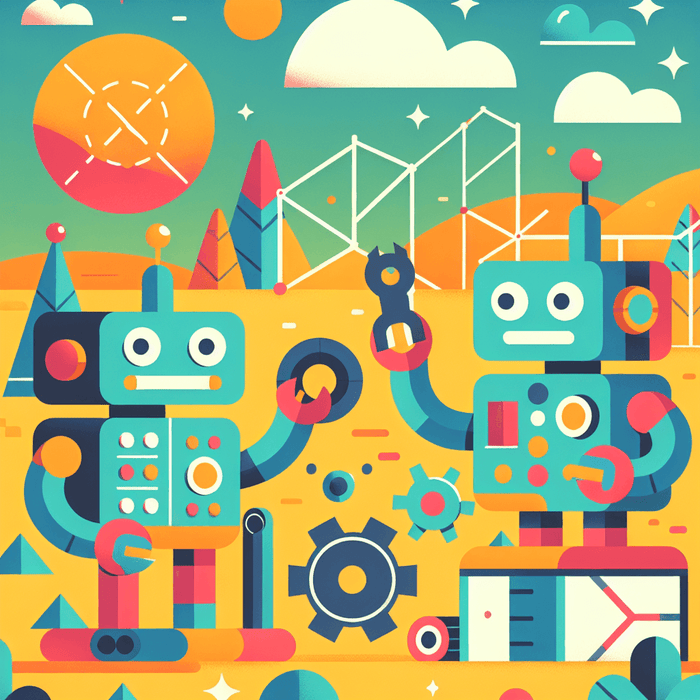 Robot Friends DIY Paint By Diamonds