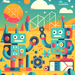 Robot Friends DIY Paint By Diamonds