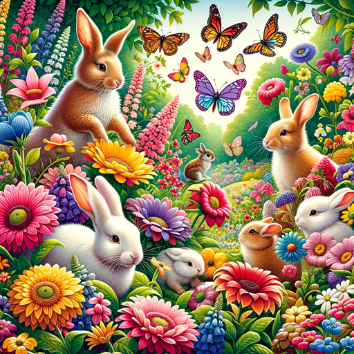 Joyful Garden Frolic Diamond Painting