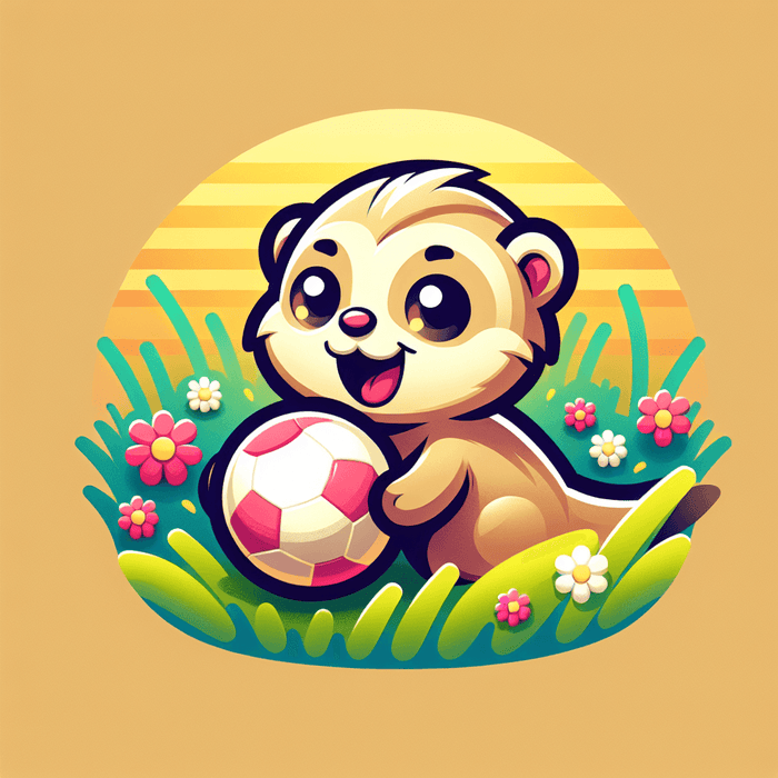 Friendly Ferret Diamond Painting