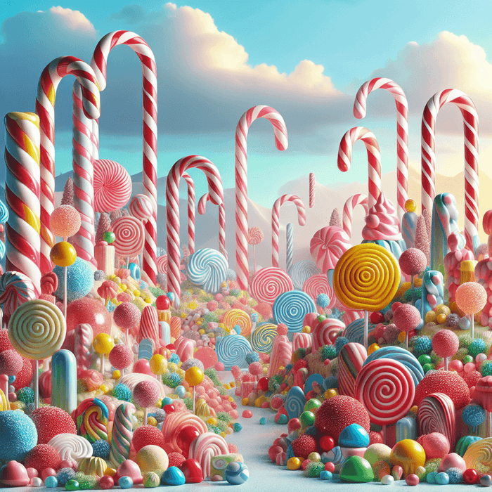 Colorful Candyland Fantasy Painting By Diamonds Kit