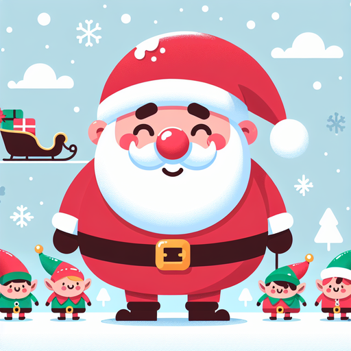 Christmas Joy With Santa And Elves Paint By Color