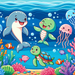 Undersea Adventures Paint By Color