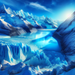 Majestic Glacier Vista Paint By Diamond