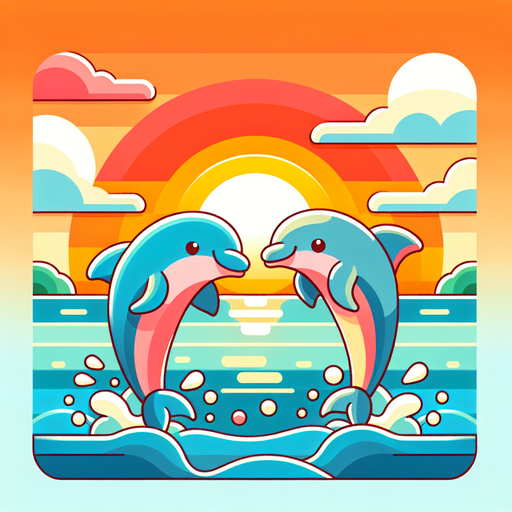 Seaside Serenity With Dolphin Friends Paint By Diamond