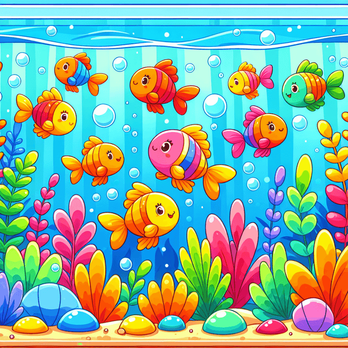 Glorious Goldfish Paint By Color