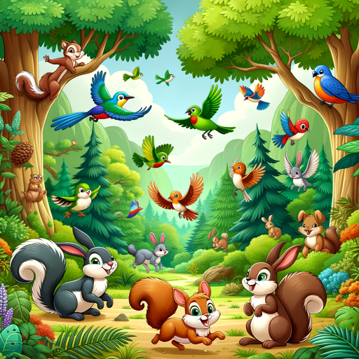 Wild Animal Friends Paint By Diamond