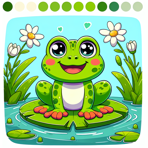 Sunny Side Frog Paint By Diamonds Kits