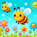 Buzzy Bees In The Garden Paint By Diamonds Kits