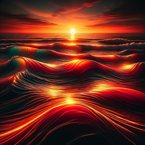 Oceanic Sunset Tranquility Paint By Diamonds