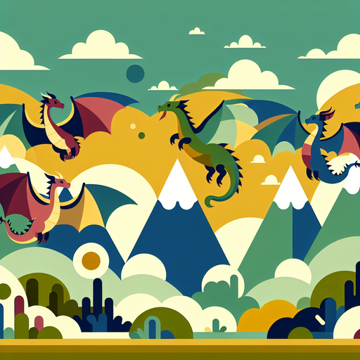 Dreamy Dragon Valley Diamonded Painting Kits
