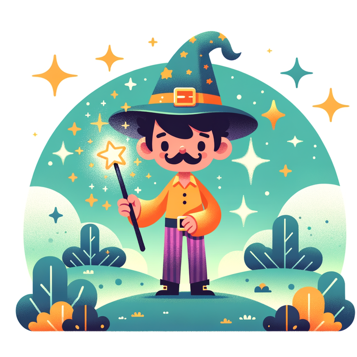 Friendly Little Wizard Paint By Diamond