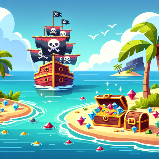 Adventurous Pirate Cove Diamond Painting