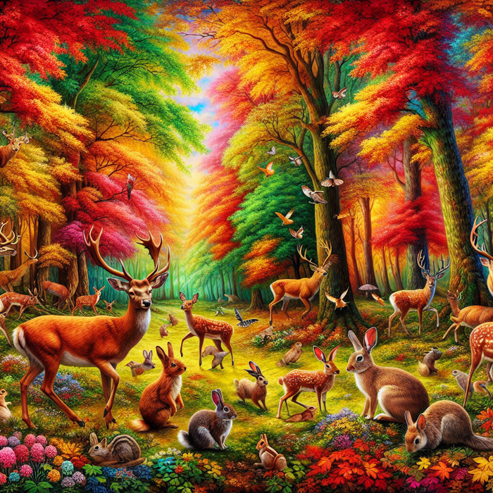 Woodland Gathering Paint By Diamonds