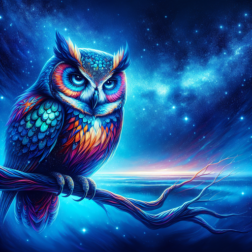 Mysterious Night Owl Diamonded Painting Kits