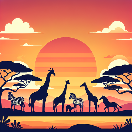 Sunset Safari Serenade Diamonded Painting Kits