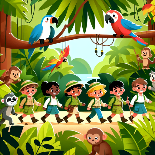 Tropical Jungle Quest Paint By Diamonds Art