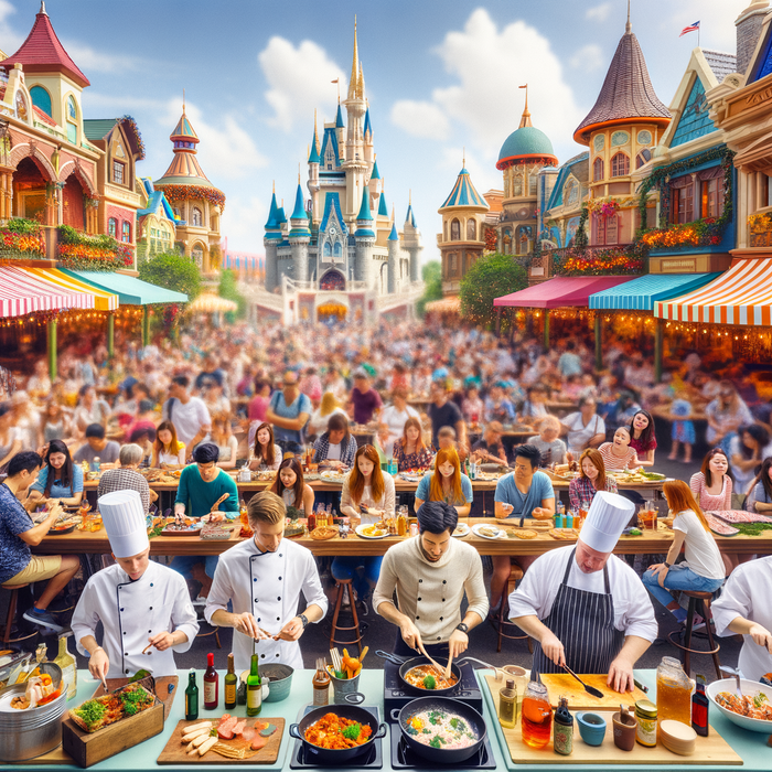 Walt Disney World Food And Wine Festival Diamonded Painting Kits