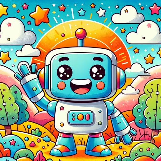 Joyful Robot Painting By Diamonds Kit