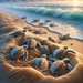 Adorable Baby Sea Turtles Painting Diamond Kit