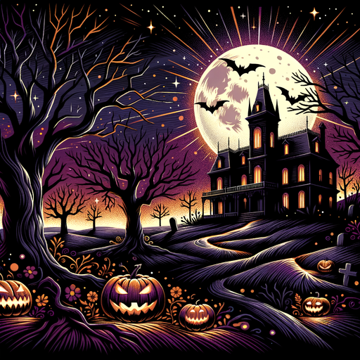 Haunting Halloween Dreams Diamonded Painting Kits