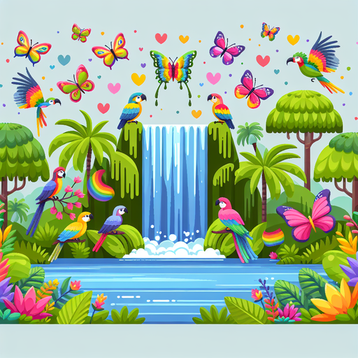 Wondrous Waterfall Wonderland DIY Paint By Diamonds