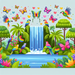 Wondrous Waterfall Wonderland DIY Paint By Diamonds