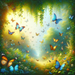 Radiant Butterfly Haven Diamond Painting