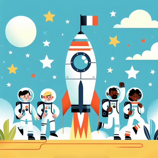 Rocket Rescue Mission Paint By Diamonds Art