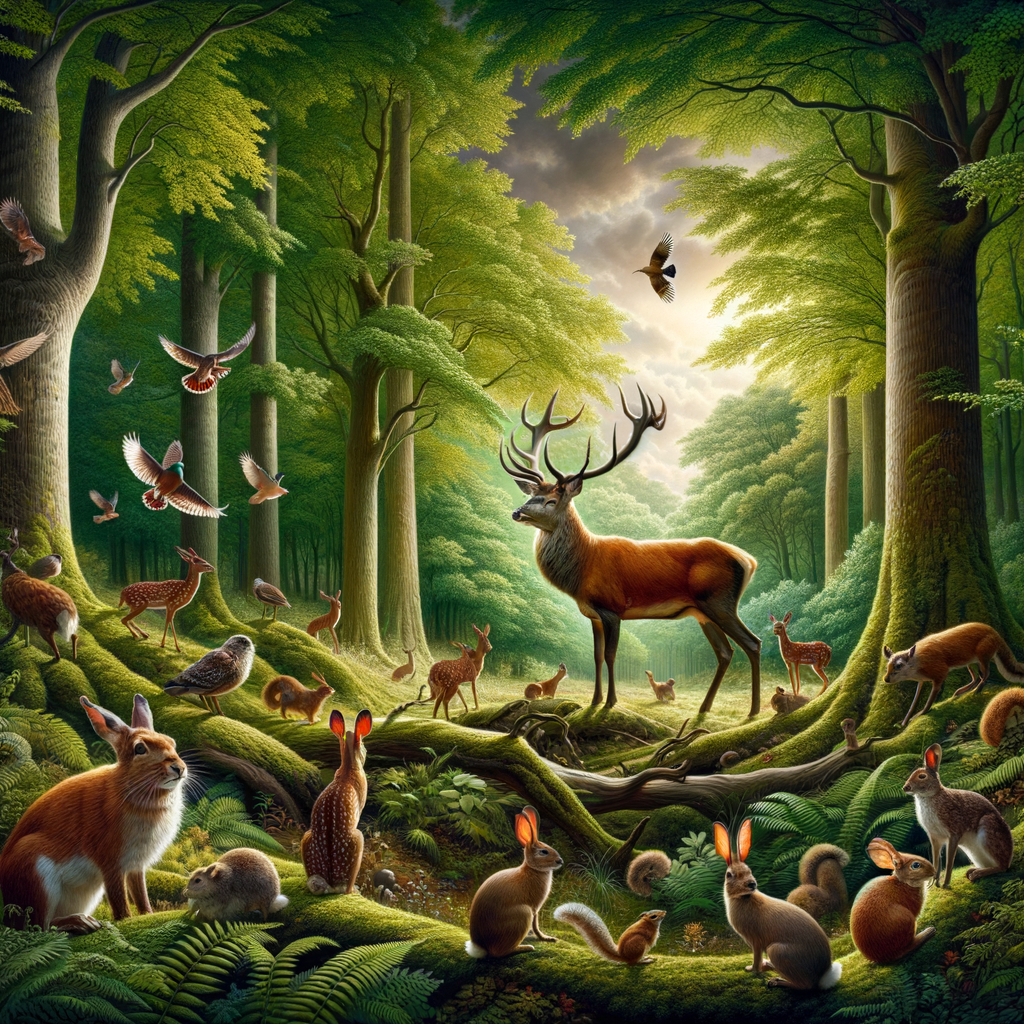 Enchanted Forest Wildlife 5D DIY Paint By Diamond Kit