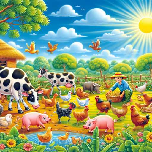 Joyful Farm Adventures Paint By Diamonds Kits