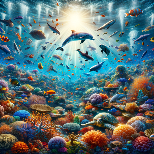 Fantasy Underwater World 5D DIY Paint By Diamond Kit