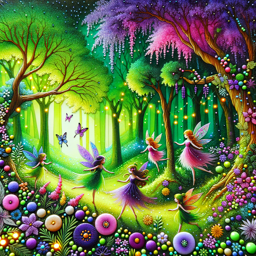 Adventures In The Enchanted Woods Painting Diamond Kit