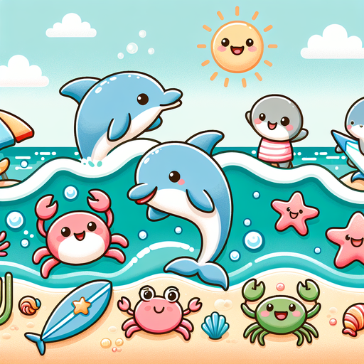 Sunny Seaside Safari Diamond Painting