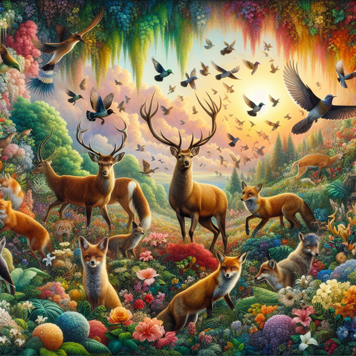 Wondrous Wildlife Painting Diamond Kit