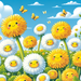 Dancing Dandelions Painting Diamond Kit